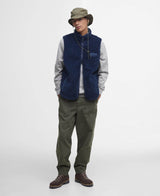 Barbour Mens Reversible Fleece Gilet Navy Northern Ireland Belfast