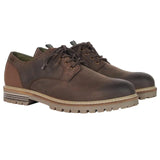 Barbour Mens Sandstone Leather Shoes Chocolate Brown Northern Ireland