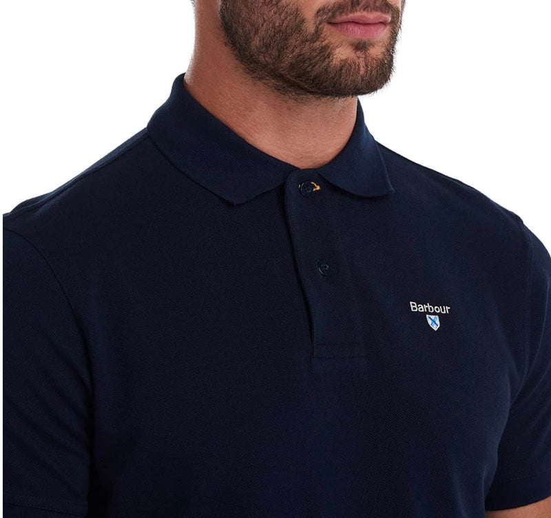 Barbour Mens Sports Polo Navy Northern Ireland Belfast