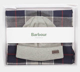 Barbour Mens Swinton & Galingale - Beanie & Scarf Gift Set Northern