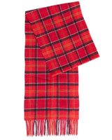 Barbour Mens Tartan Lambswool Scarf Cardinal Red Tartan Northern