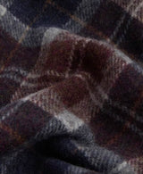 Barbour Mens Tartan Lambswool Scarf Midnight Oak Northern Ireland