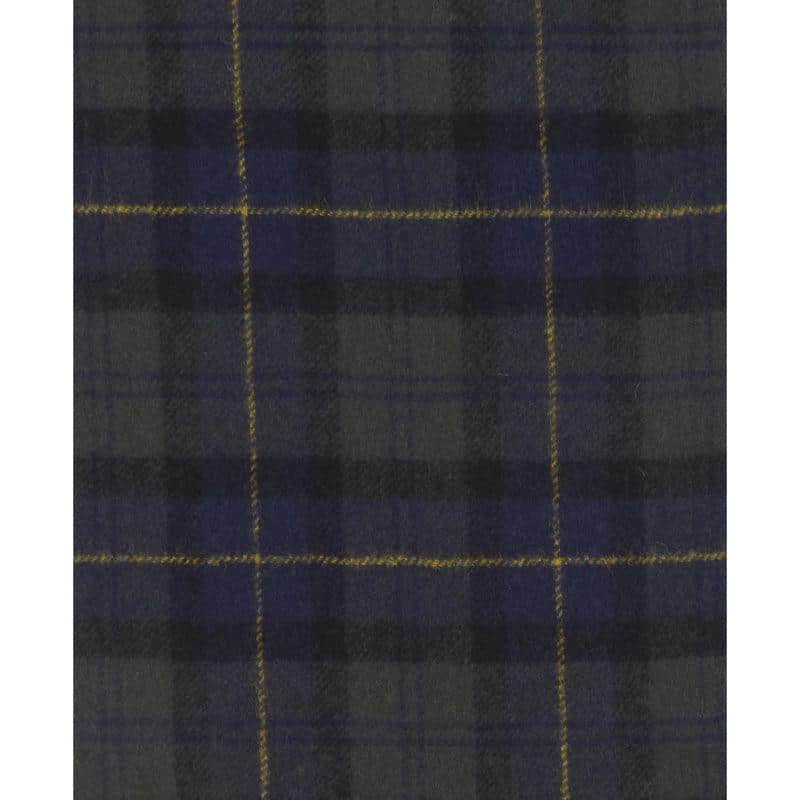 Barbour Mens Tartan Lambswool Scarf Olive Night Northern Ireland