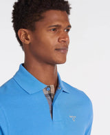 Barbour Mens Tartan Pique Polo Delft Blue Northern Ireland Belfast