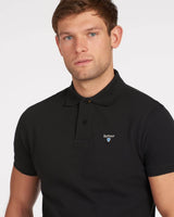Barbour Mens Tartan Pique Polo Shirt Black Northern Ireland Belfast