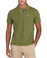 Barbour Mens Tartan Pique Polo Shirt Burnt Olive Northern Ireland