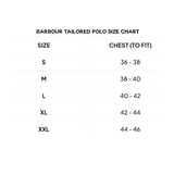 Barbour Mens Tartan Pique Polo Shirt Delft Blue Northern Ireland