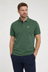Barbour Men’s Tartan Pique Polo Shirt Racing Green Northern Ireland