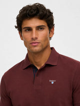 Barbour Mens Tartan Pique Polo Shirt Russet Red Northern Ireland