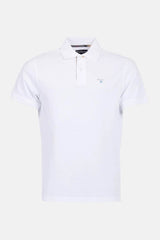 Barbour Mens Tartan Pique Polo Shirt White/Dress Northern Ireland