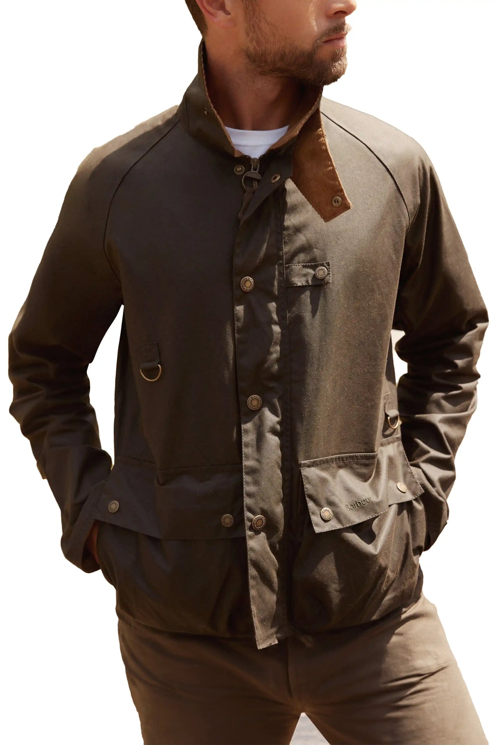 Orders barbour men utility jacket olive