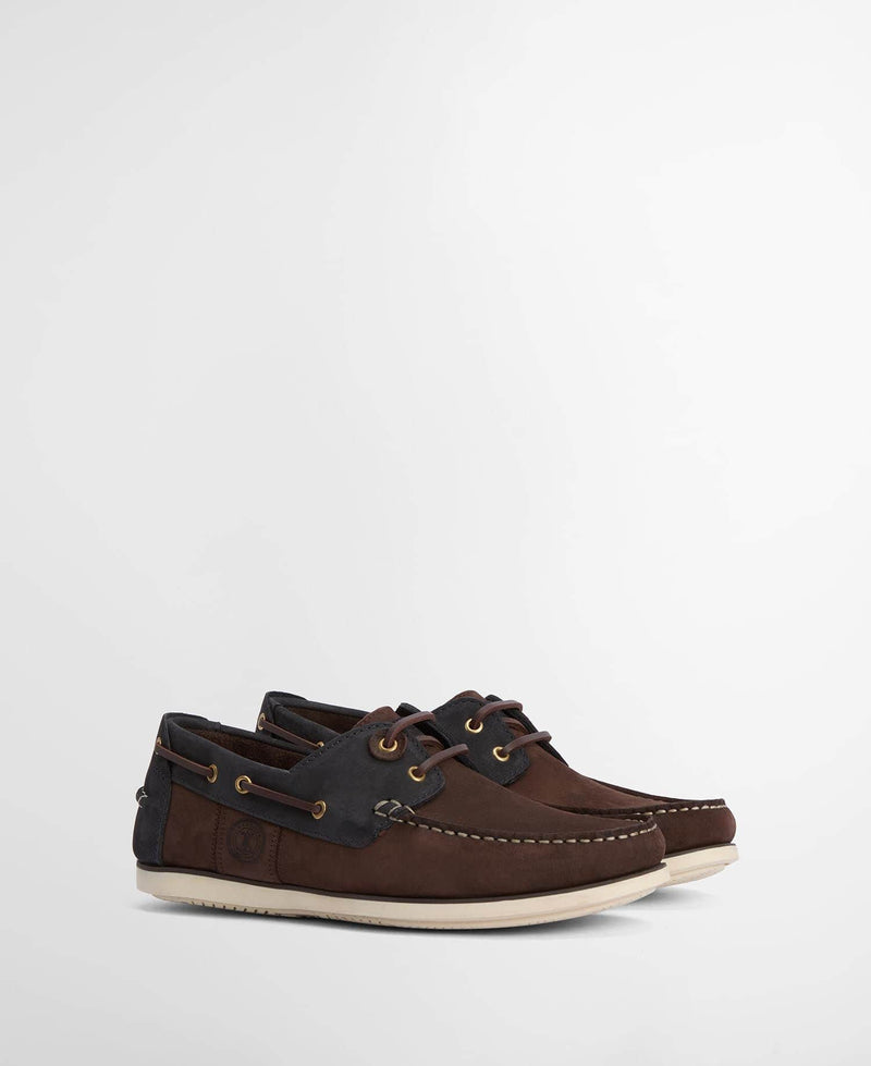 Barbour Mens Wake Boat Shoes Brown/Navy Northern Ireland Belfast