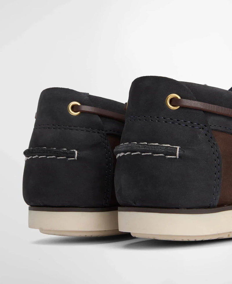 Barbour Mens Wake Boat Shoes Brown/Navy Northern Ireland Belfast