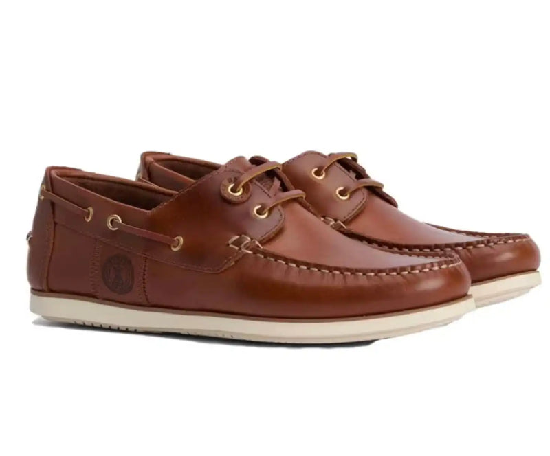 Barbour Mens Wake Boat Shoes Cognac Northern Ireland Belfast