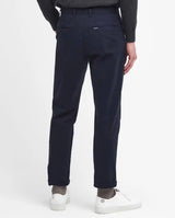 Barbour Mens Washed Stretch Twill Tailored Fit Trousers Navy Northern