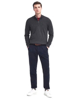 Barbour Mens Washed Stretch Twill Tailored Fit Trousers Navy Northern