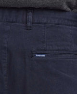 Barbour Mens Washed Stretch Twill Tailored Fit Trousers Navy Northern