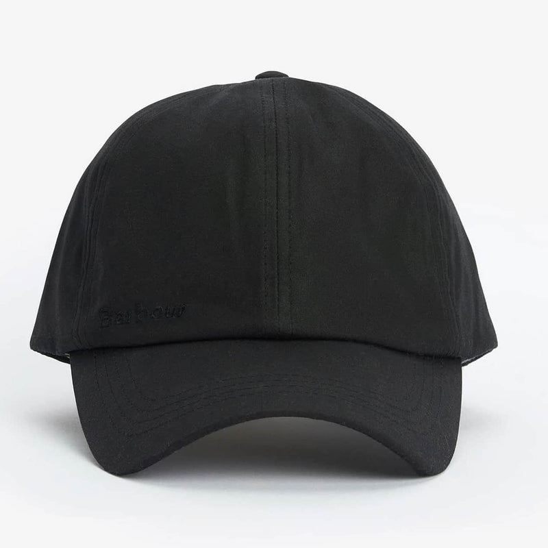 Barbour Mens Wax Baseball Cap Black Northern Ireland Belfast