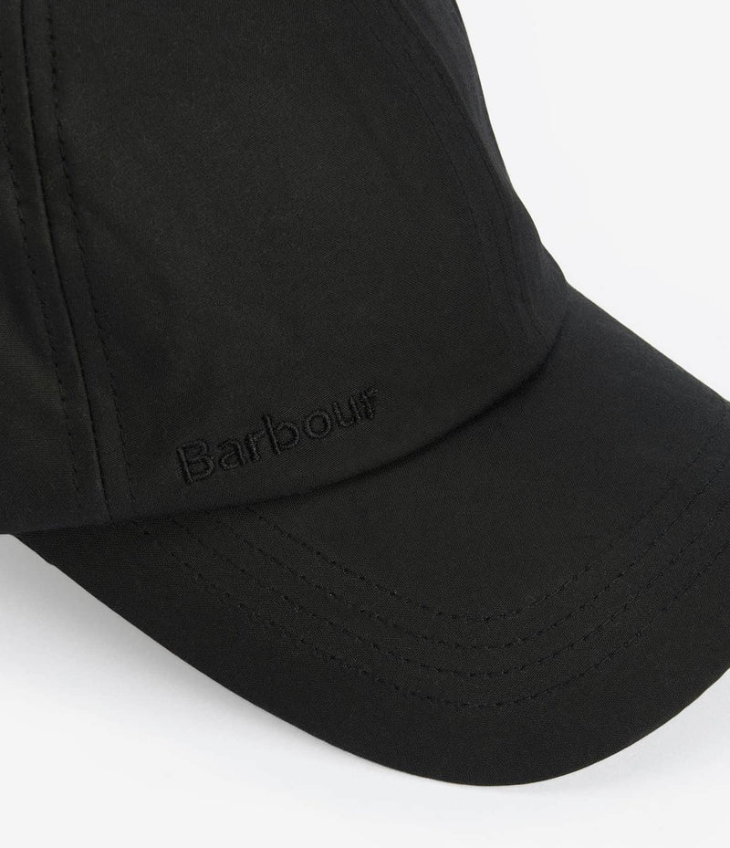 Barbour Mens Wax Baseball Cap Black Northern Ireland Belfast