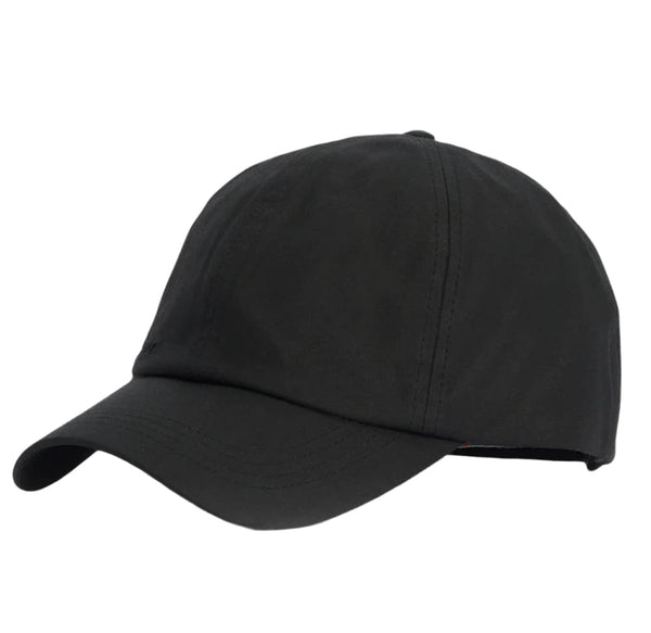 Barbour Mens Wax Baseball Cap Black Northern Ireland Belfast