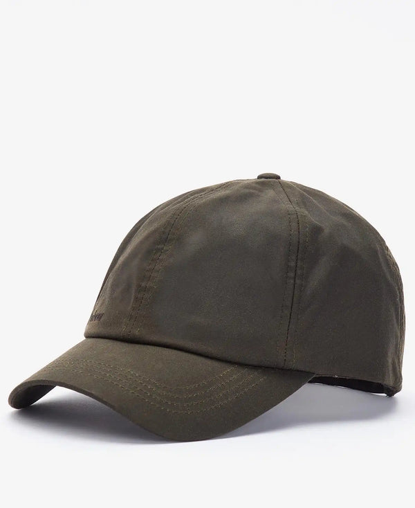 Barbour Mens Wax Sports Baseball Cap Olive Northern Ireland Belfast