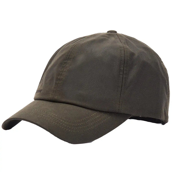 Barbour Mens Wax Sports Baseball Cap Olive Northern Ireland Belfast