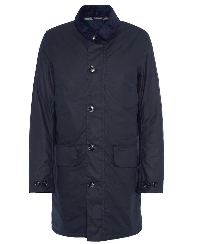 Barbour Mens Waxed Mac Navy Northern Ireland Belfast