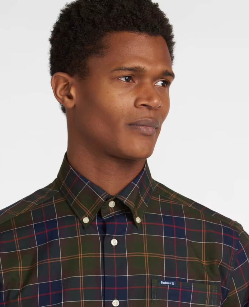 Barbour Mens Wetheram Tailored Tartan Shirt Classic Tartan Northern