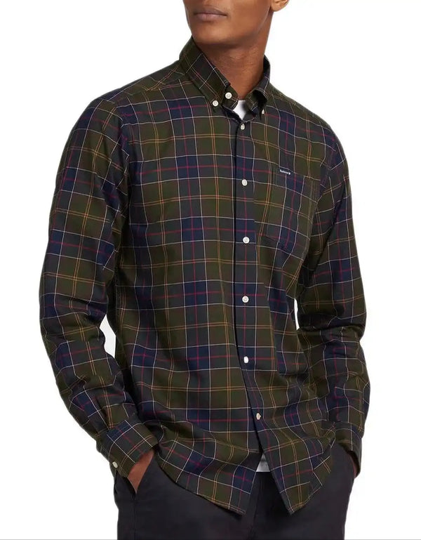 Barbour Mens Wetheram Tailored Tartan Shirt Classic Tartan Northern