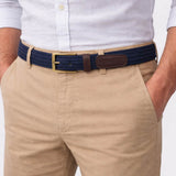 Barbour Nevis Webbed Belt Navy Northern Ireland Belfast