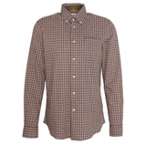 Barbour Padshaw Tailored Gingham Shirt Navy Northern Ireland Belfast