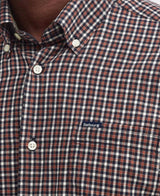 Barbour Padshaw Tailored Gingham Shirt Navy Northern Ireland Belfast