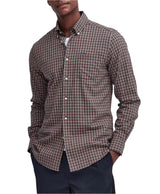 Barbour Padshaw Tailored Gingham Shirt Navy Northern Ireland Belfast