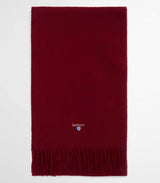Barbour Plain Lambswool Scarf Biking Red Northern Ireland Belfast