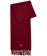Barbour Plain Lambswool Scarf Biking Red Northern Ireland Belfast