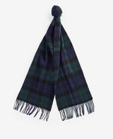 Barbour Tartan Lambswool Scarf Black Watch Northern Ireland Belfast