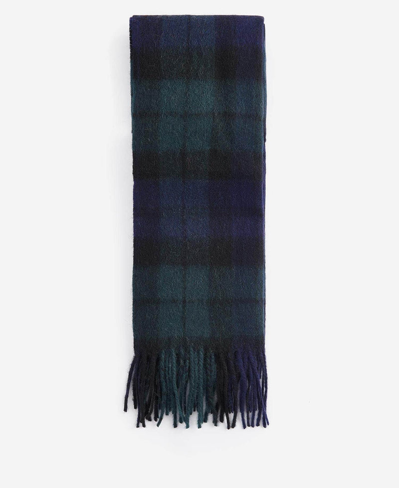 Barbour Tartan Lambswool Scarf Black Watch Northern Ireland Belfast