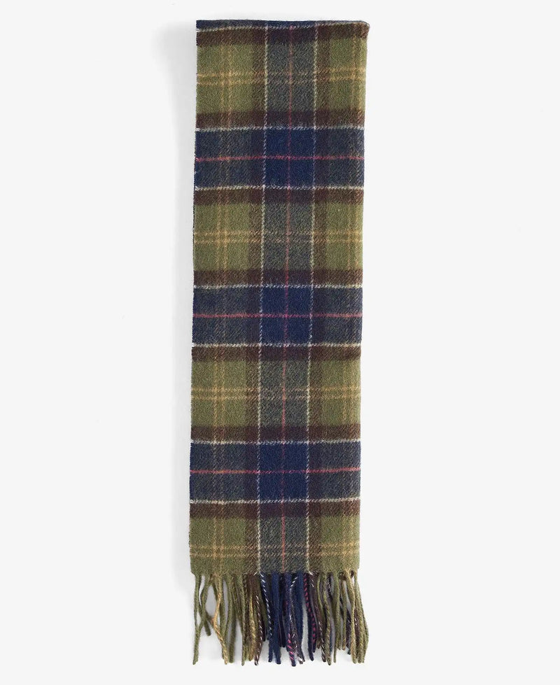 Barbour Tartan Lambswool Scarf Classic Tartan Northern Ireland Belfast