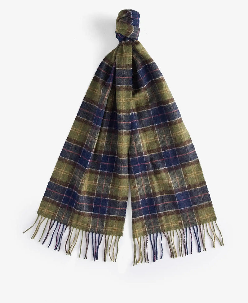 Barbour Tartan Lambswool Scarf Classic Tartan Northern Ireland Belfast