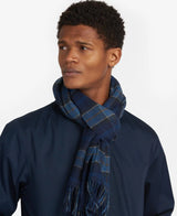 Barbour Tartan Lambswool Scarf Midnight Tartan Northern Ireland