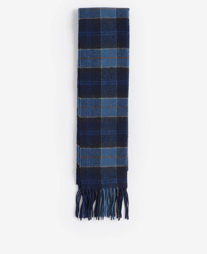 Barbour Tartan Lambswool Scarf Midnight Tartan Northern Ireland