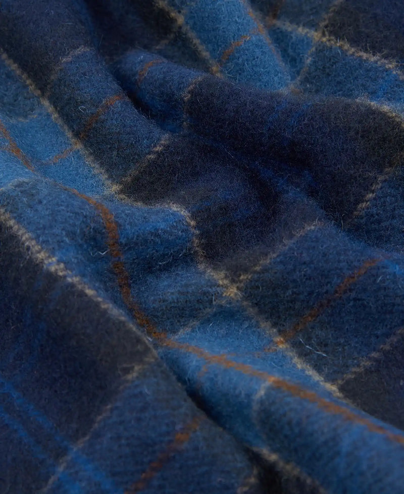 Barbour Tartan Lambswool Scarf Midnight Tartan Northern Ireland