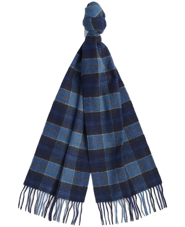 Barbour Tartan Lambswool Scarf Midnight Tartan Northern Ireland