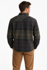 Barbour Woodlane Brush Check Overshirt Shadow Classic Tartan Northern
