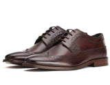 Base London Men’s Havisham Leather Formal Shoes Washed Brown
