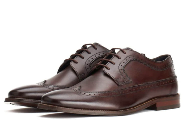 Base London Men’s Havisham Leather Formal Shoes Washed Brown