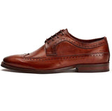 Base London Havisham Leather Formal Shoes Washed Tan - Shoes