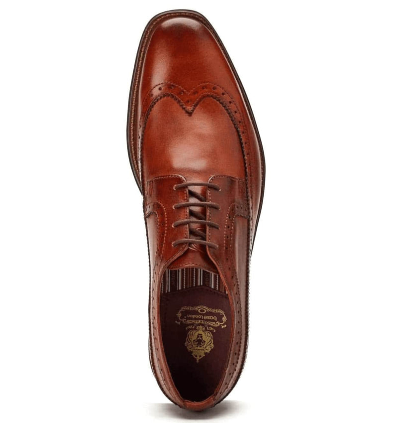 Base London Havisham Leather Formal Shoes Washed Tan