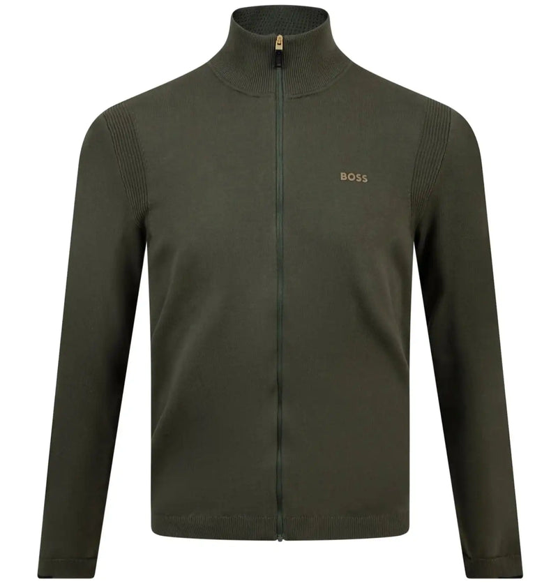 BOSS Men’s Ever X Full Zip Jumper Open Green Northern Ireland Belfast