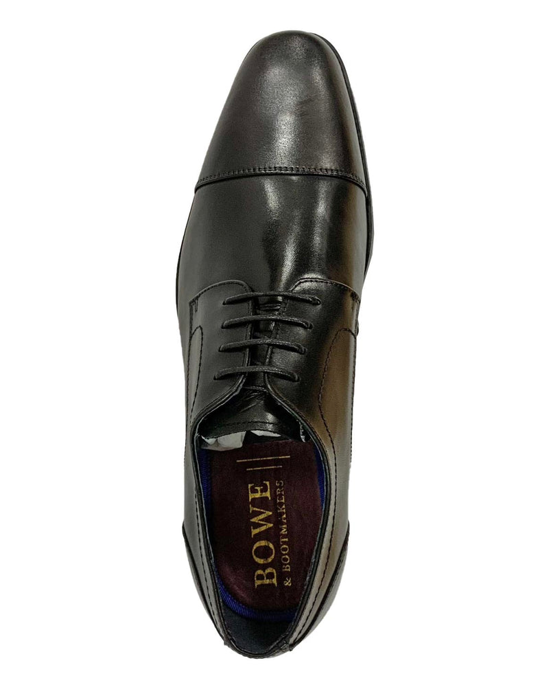 Bowe & Bootmaker Dupont Nightshade Black Leather Formal